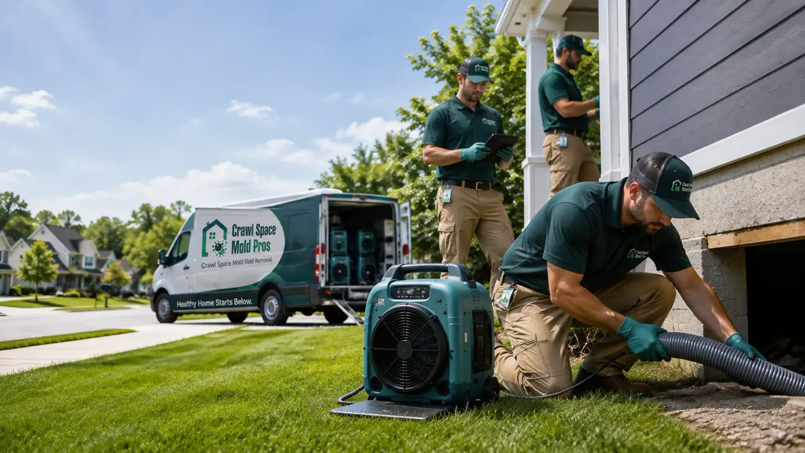 Crawl Space Mold Removal in Corydon, IA